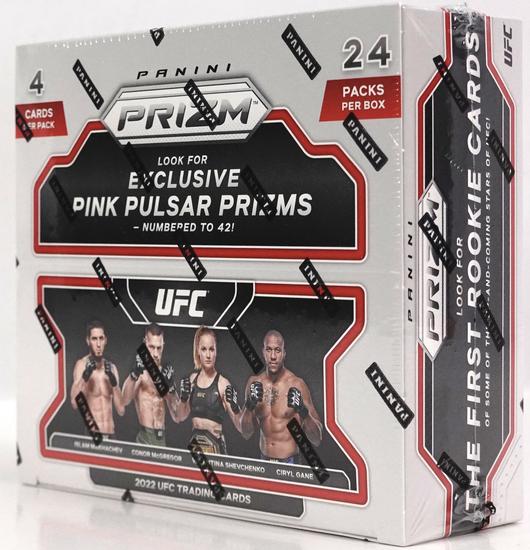 Image for 2022 Panini Prizm UFC 24-Pack Retail Box (Pink Pulsar Prizms!)