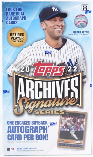 Image for 2022 Topps Archives Signature Series Retired Player Edition Baseball Hobby Box