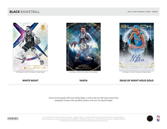 Image for 2023/24 Panini Black Basketball Hobby Box