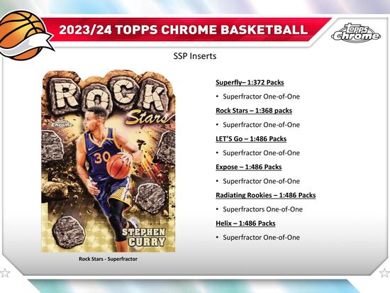Image for 2023/24 Topps Chrome Basketball Hobby Box