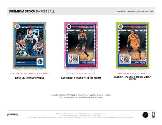 Image for 2023/24 Panini Premium Stock Basketball Mega 20-Box Case