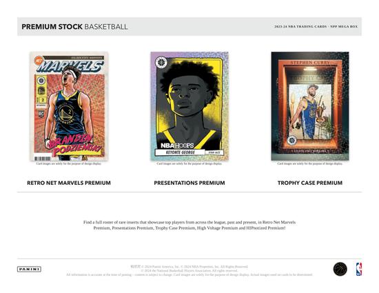 Image for 2023/24 Panini Premium Stock Basketball Mega 20-Box Case
