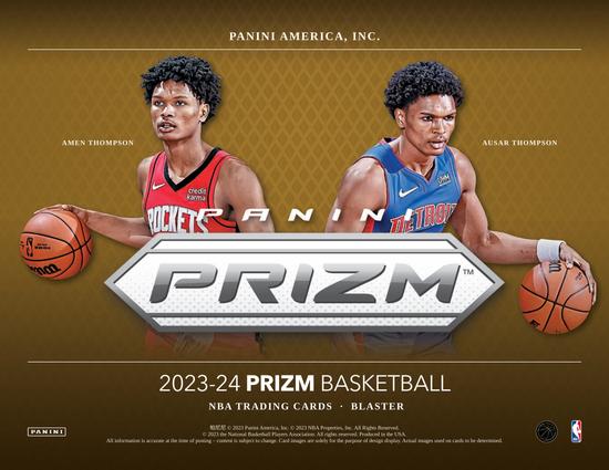 Image for 2023/24 Panini Prizm Basketball 6-Pack Hobby Blaster 20-Box Case (Green Wave Prizms!)