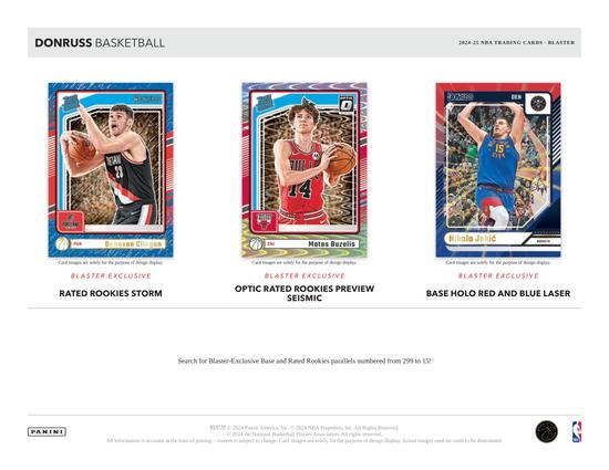 Image for 2024/25 Panini Donruss Basketball Blaster 20-Box Case