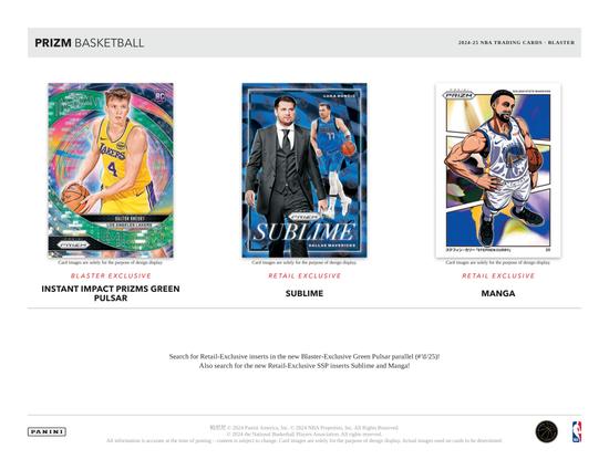 Image for 2024/25 Panini Prizm Basketball Blaster 20-Box Case