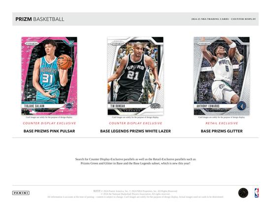 Image for 2024/25 Panini Prizm Basketball Retail 24-Pack Box