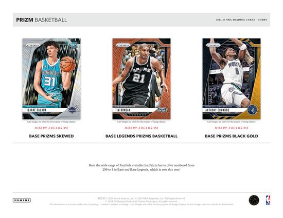 Image for 2024/25 Panini Prizm Basketball Hobby Box
