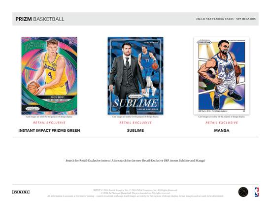 Image for 2024/25 Panini Prizm Basketball Mega 20-Box Case (Pink Ice Prizms!)