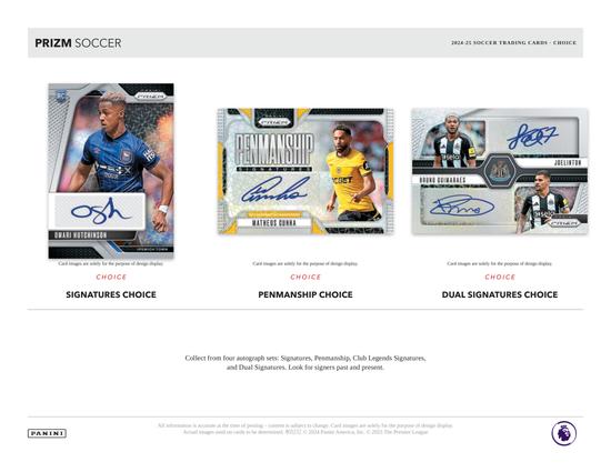 Image for 2024/25 Panini Prizm Premier League EPL Soccer Choice Box