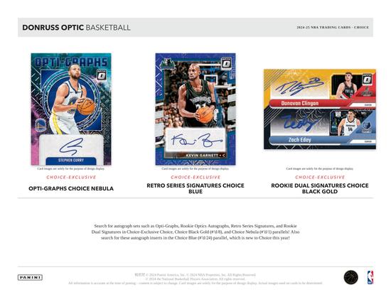 Image for 2024/25 Panini Donruss Optic Basketball Choice Box