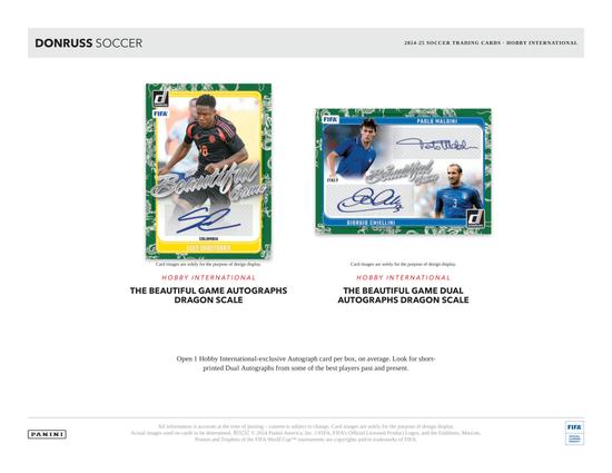 Image for 2024/25 Panini Donruss Soccer International Hobby Box