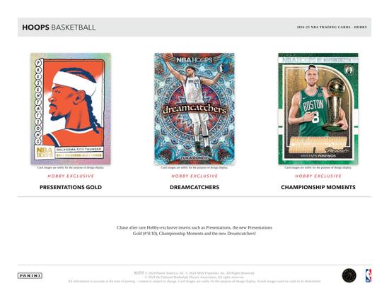 Image for 2024/25 Panini Hoops Basketball Hobby Box