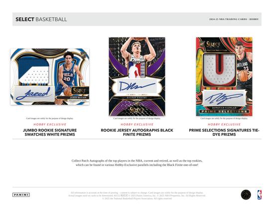 Image for 2024/25 Panini Select Basketball Hobby Box