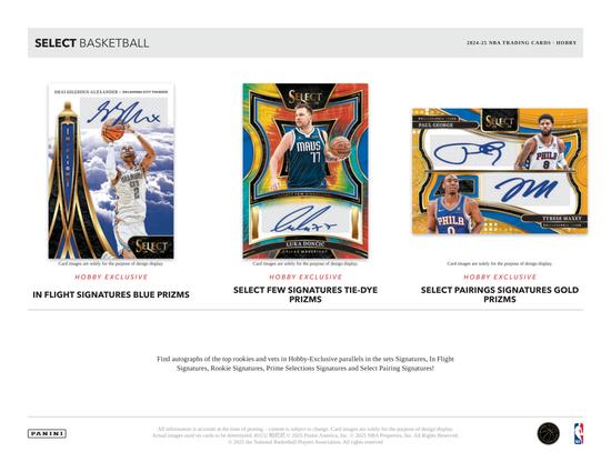 Image for 2024/25 Panini Select Basketball Hobby Box