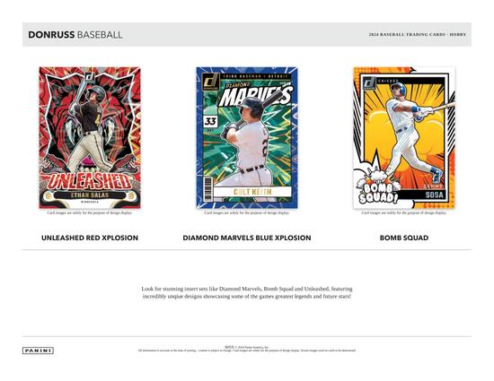 Image for 2024 Panini Donruss Baseball Hobby Box
