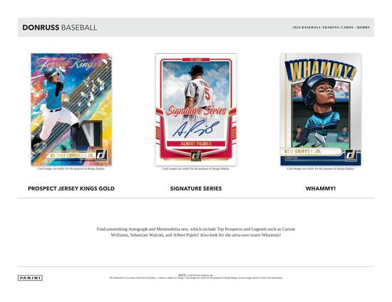 Image for 2024 Panini Donruss Baseball Hobby Box