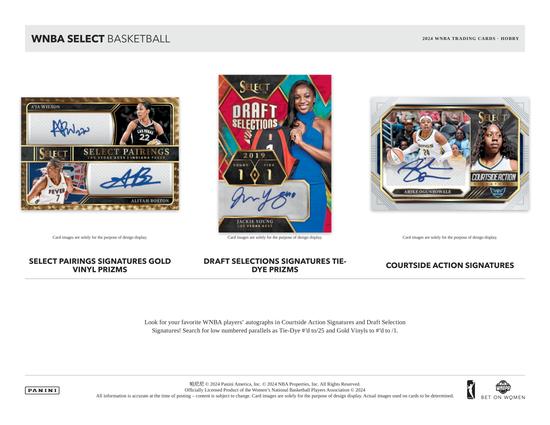 Image for 2024 Panini Select WNBA Basketball Hobby Box