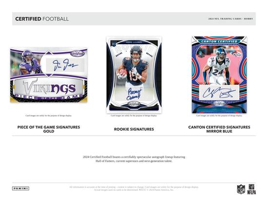 Image for 2024 Panini Certified Football 1st Off The Line FOTL Hobby Box