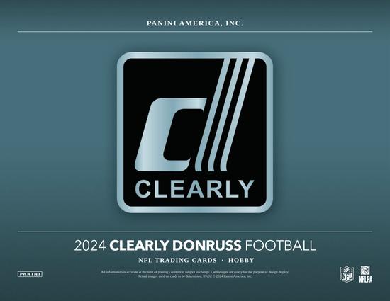 Image for 2024 Panini Clearly Donruss Football Hobby Box