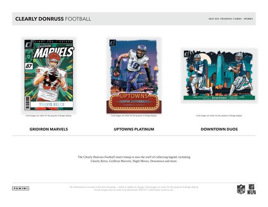 Image for 2024 Panini Clearly Donruss Football Hobby Box