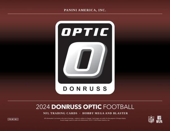 Image for 2024 Panini Donruss Optic Football Mega Hobby Box (Red Hyper Parallels!)