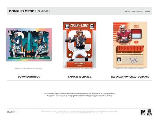 Image for 2024 Panini Donruss Optic Football Hobby Box