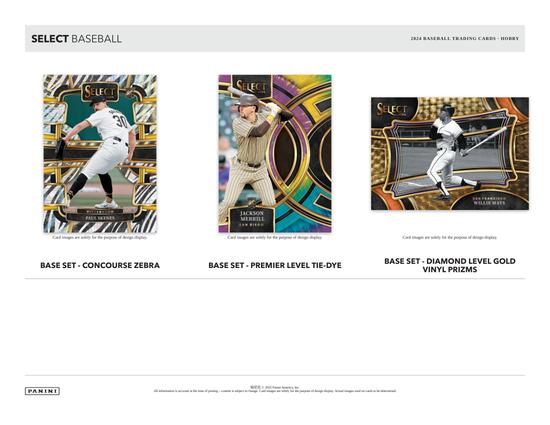 Image for 2024 Panini Select Baseball Hobby Box