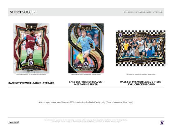 Image for 2024/25 Panini Select Premier League EPL Soccer Mega 20-Box Case
