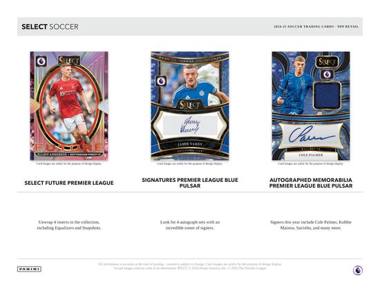 Image for 2024/25 Panini Select Premier League EPL Soccer Mega 20-Box Case