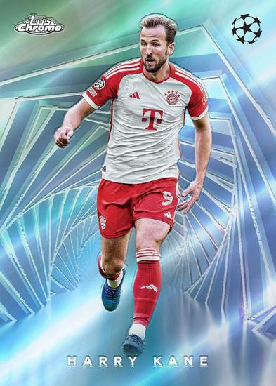 Image for 2023/24 Topps Chrome UEFA Club Competitions Soccer Hobby Jumbo Pack