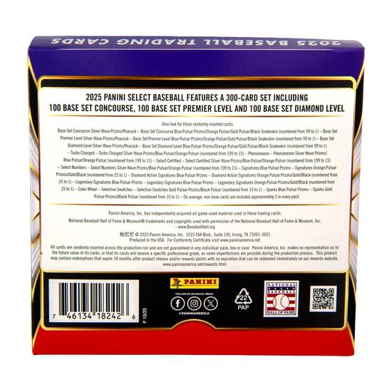 Image for 2025 Panini Select Baseball Hobby Preferred Box