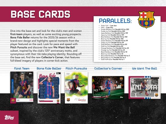 Image for 2025/26 Topps FC Barcelona Soccer Team Set Box