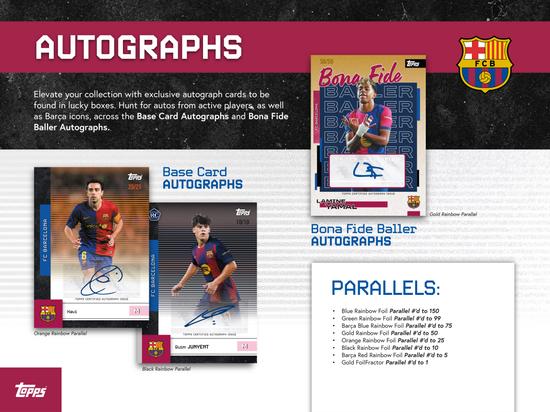 Image for 2025/26 Topps FC Barcelona Soccer Team Set Box