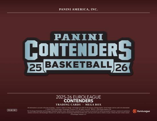 Image for 2025/26 Panini Contenders EuroLeague Basketball Mega Hobby 20-Box Case
