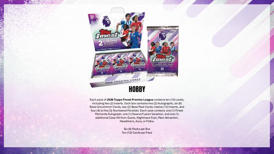 Image for 2026 Topps Finest Premier League EPL Soccer Hobby Box