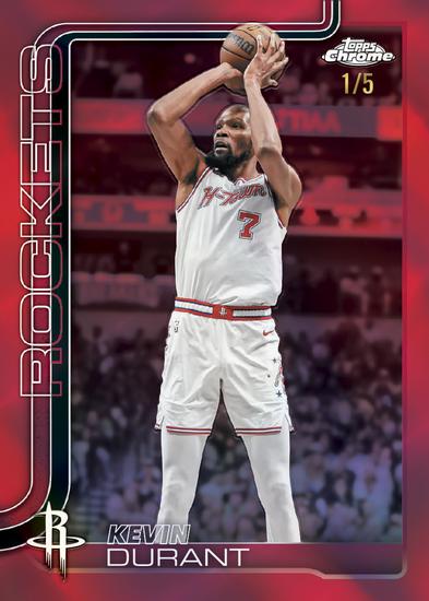 Image for 2025/26 Topps Chrome Update Series Basketball Hobby Jumbo Box