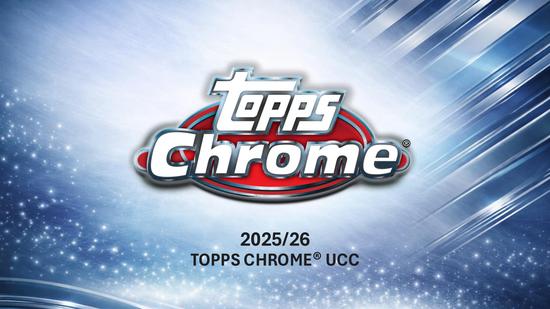 Image for 2025/26 Topps Chrome UEFA Club Competitions Soccer Hobby Jumbo 8-Box Case
