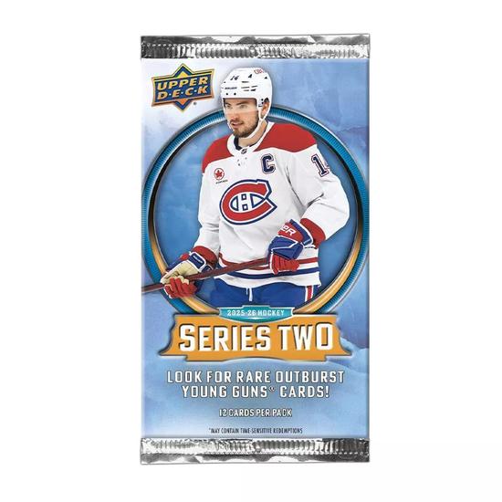 Image for 2025/26 Upper Deck Series 2 Hockey Mega Box (1994/95 Rookie Die Cut Bonus Pack!)