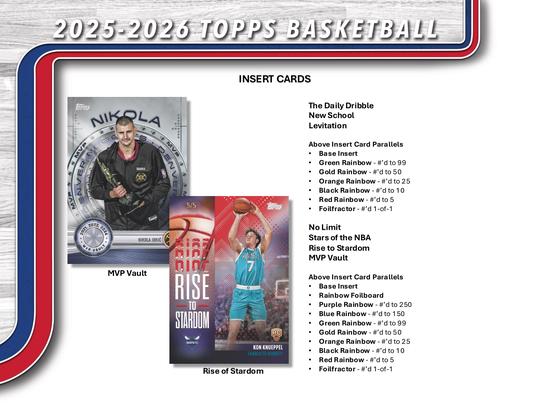 Image for 2025/26 Topps Basketball Hobby Jumbo Box