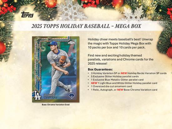 Image for 2025 Topps Holiday Baseball Mega 20-Box Case