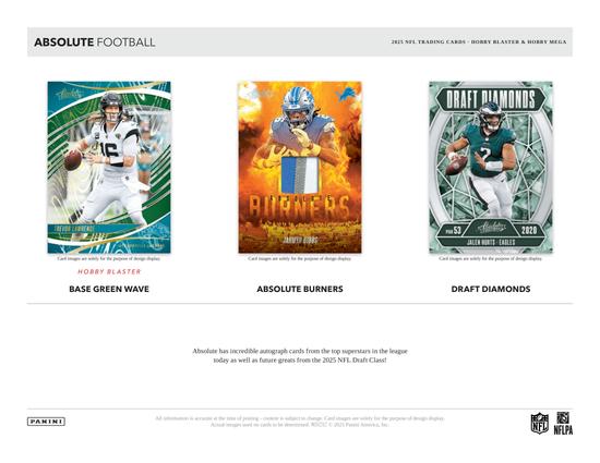 Image for 2025 Panini Absolute Football Mega Hobby 20-Box Case