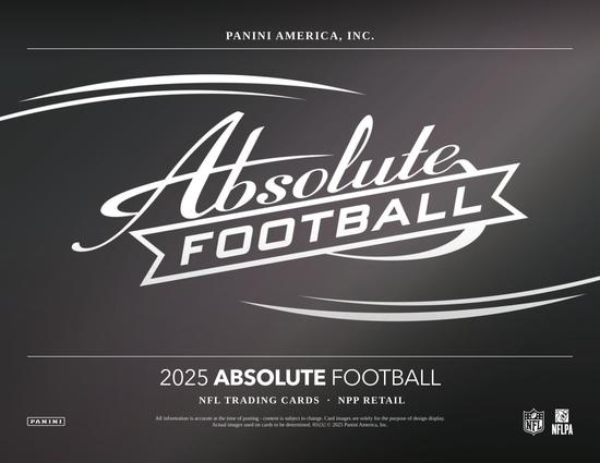 Image for 2025 Panini Absolute Football 6-Pack Blaster 20-Box Case (Green Parallels!) (Purple Box)
