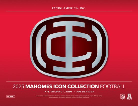 Image for 2025 Panini Mahomes Icon Collection Football Blaster 20-Box Case