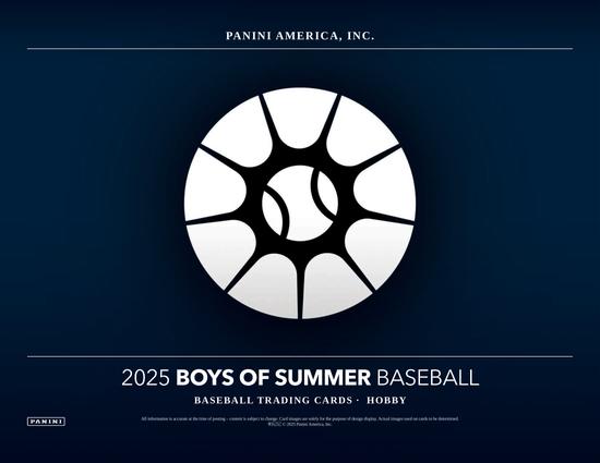 Image for 2025 Panini Boys of Summer Baseball Hobby 8-Box Case