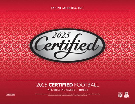 Image for 2025 Panini Certified Football Hobby Box