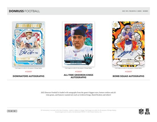 Image for 2025 Panini Donruss Football Hobby Box