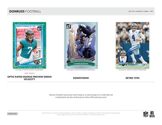 Image for 2025 Panini Donruss Football Blaster 20-Box Case (White Hot Rookies!)