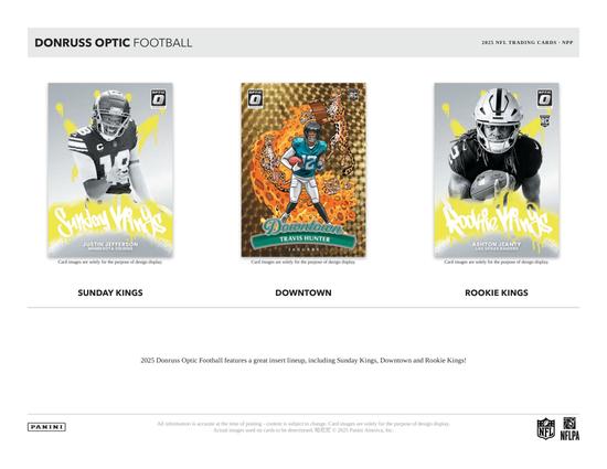Image for 2025 Panini Donruss Optic Football Mega 20-Box Case (Blue Hyper Parallels!)