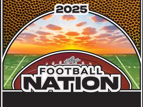 Image for 2025 Leaf Football Nation Hobby Jumbo Box