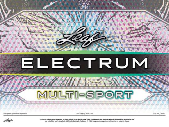 Image for 2025 Leaf Electrum Multisport Hobby 10-Box Case